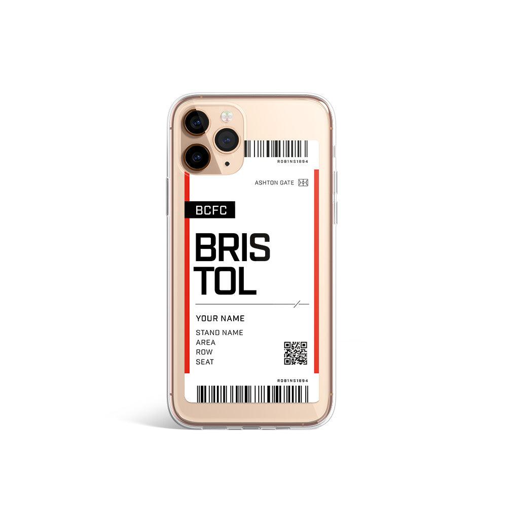 Bristol City Custom Season Ticket Phone Case - Crossbar Cases