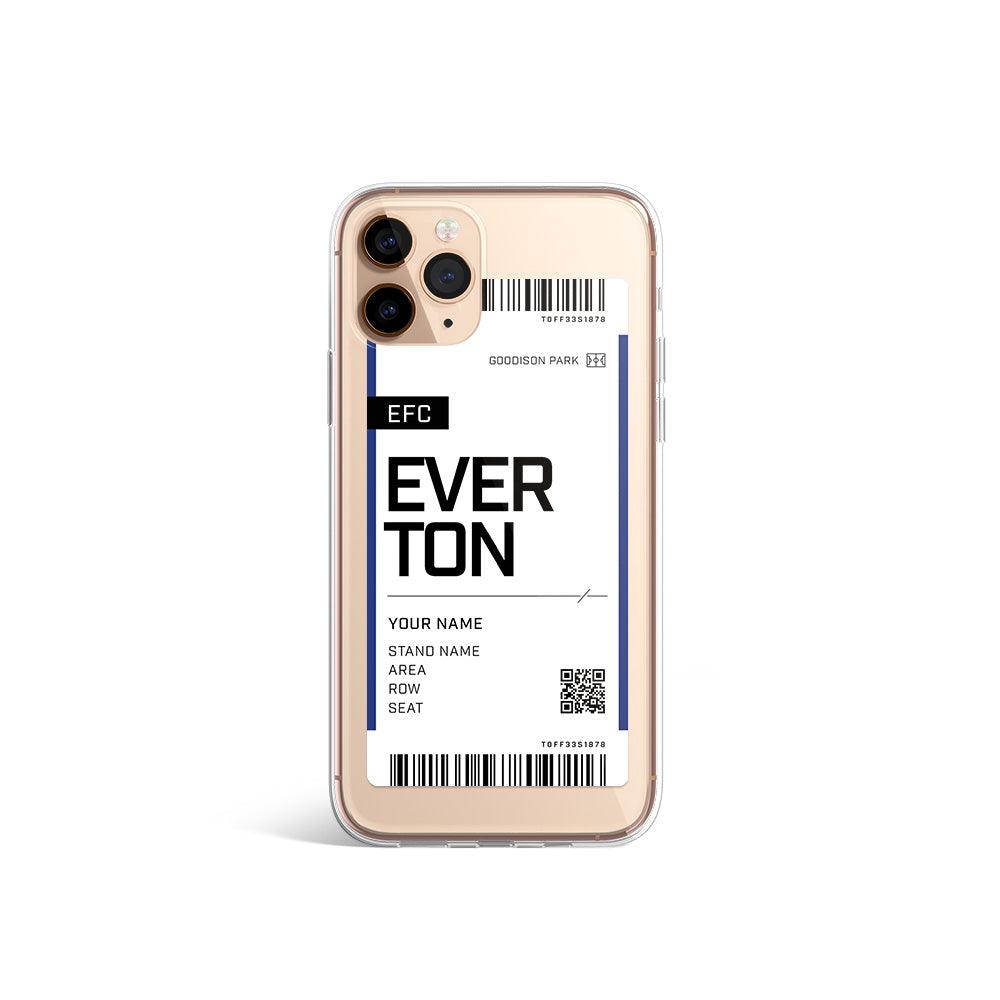 Everton Custom Season Ticket Phone Case - Crossbar Cases