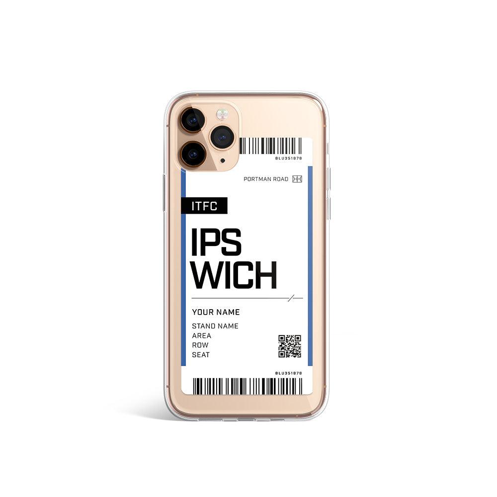 Ipswich Town Custom Season Ticket Phone Case - Crossbar Cases