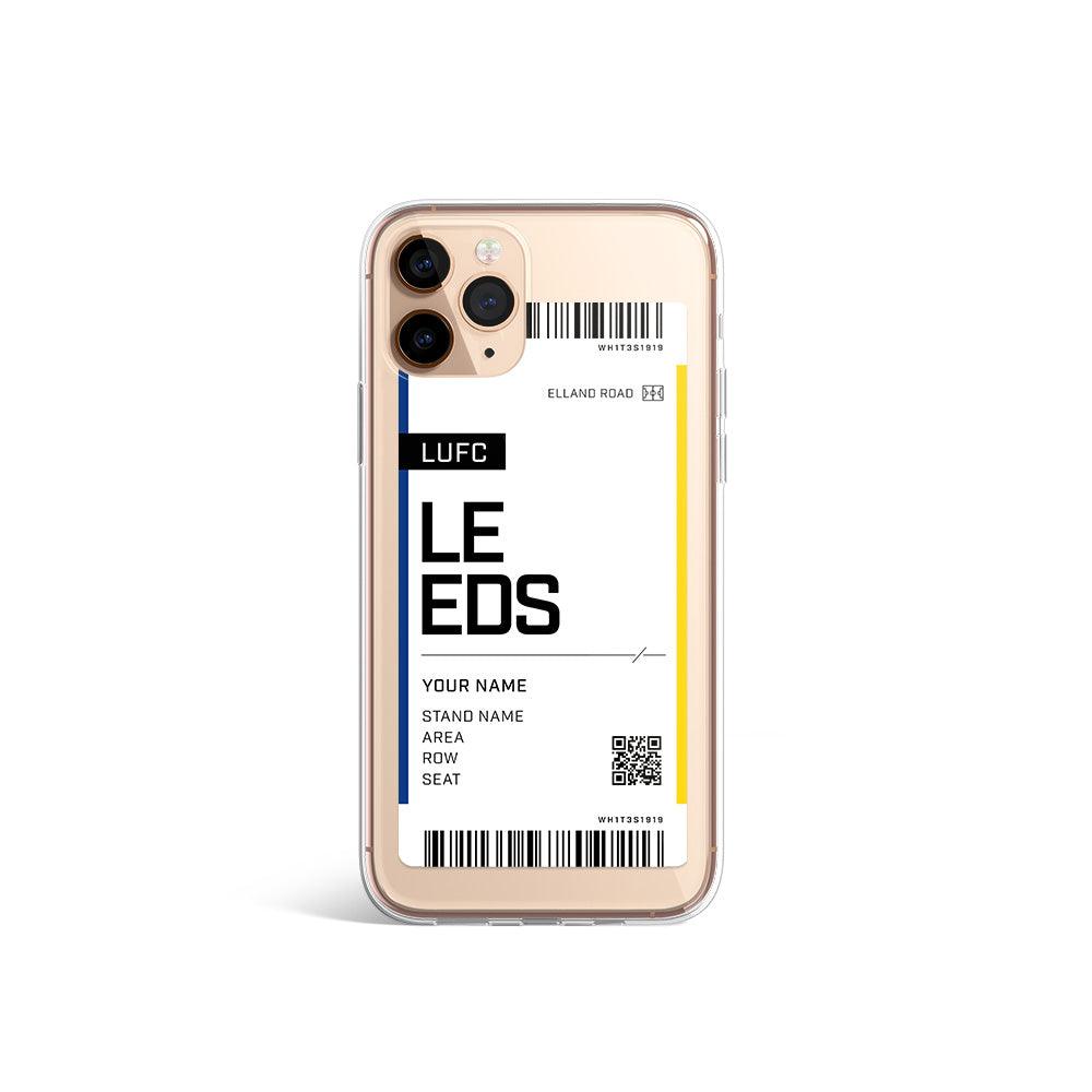 Leeds United Custom Season Ticket Phone Case - Crossbar Cases