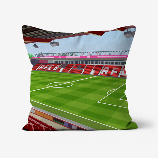 Unofficial Bournemouth Vitality Stadium Inspired Cushion