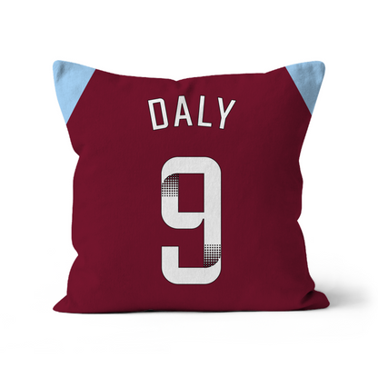 Unofficial 24/25 Aston Villa Women Football Shirt Cushion