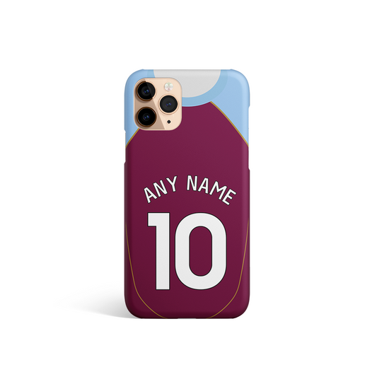 Unofficial 25/26 Custom Aston Villa Shirt Phone Case