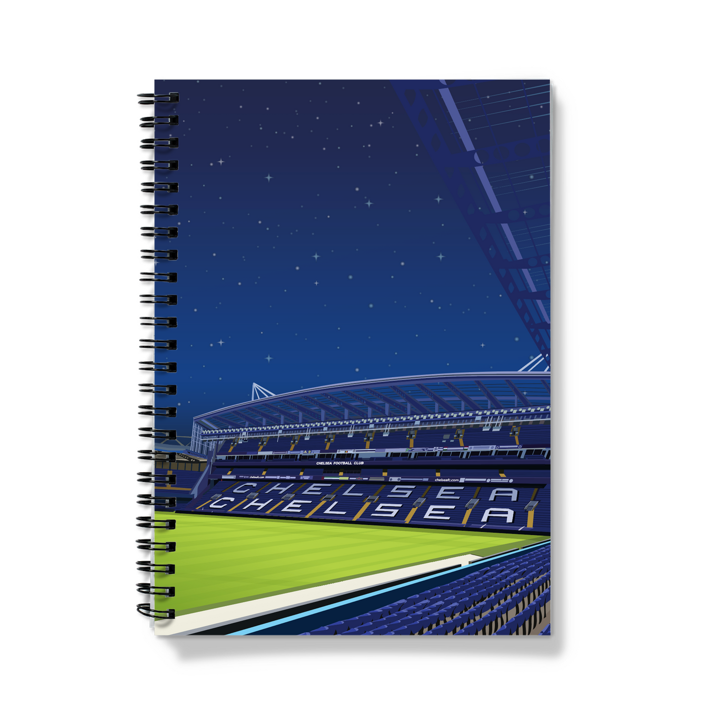 Unofficial Chelsea Stamford Bridge Stadium A5 Notebook