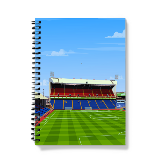 Unofficial Crystal Palace Selhurst Park Stadium A5 Notebook