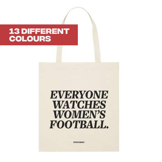 Everyone Watches Women's Football Woven Tote Bag