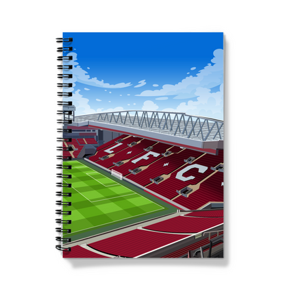 Unofficial Liverpool Anfield Stadium A5 Notebook