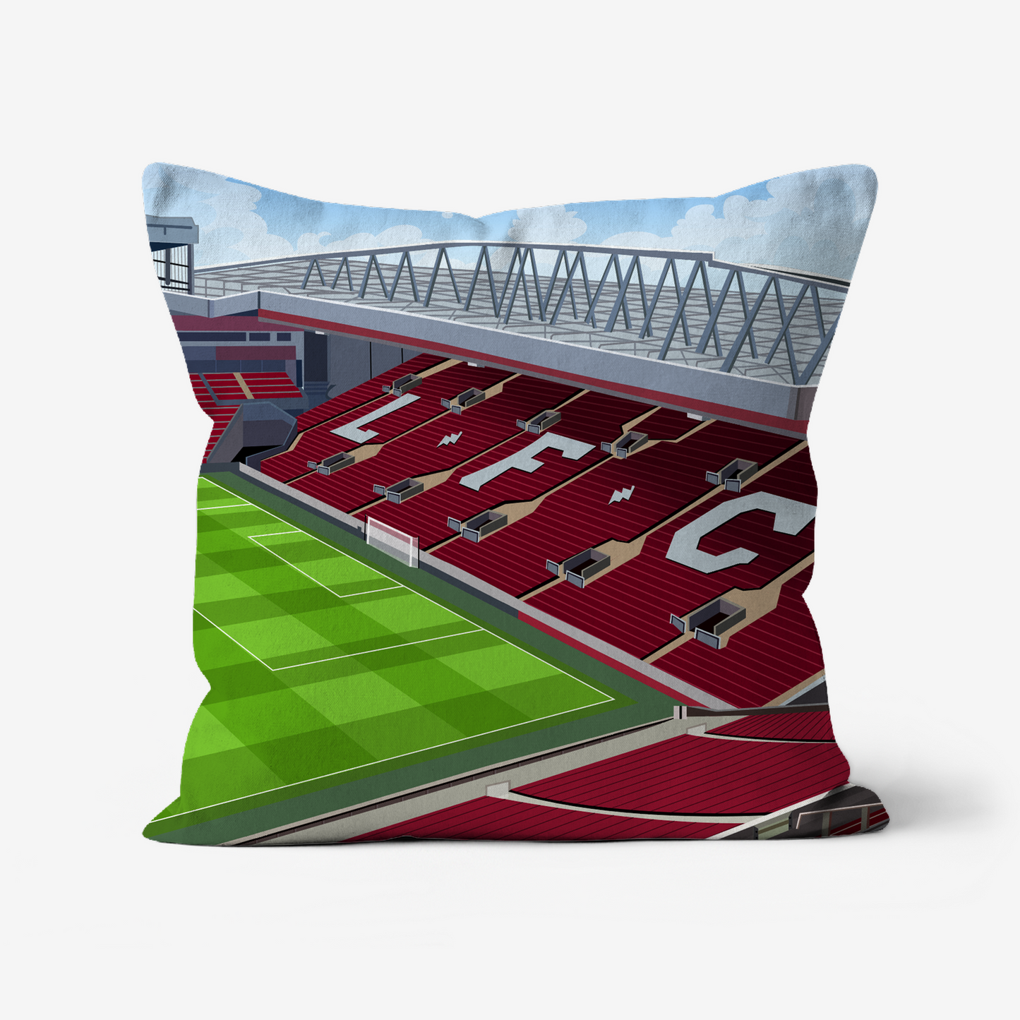 Unofficial Liverpool Anfield Stadium Inspired Cushion