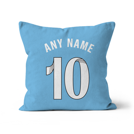 Unofficial Man City Women Football Shirt Cushion