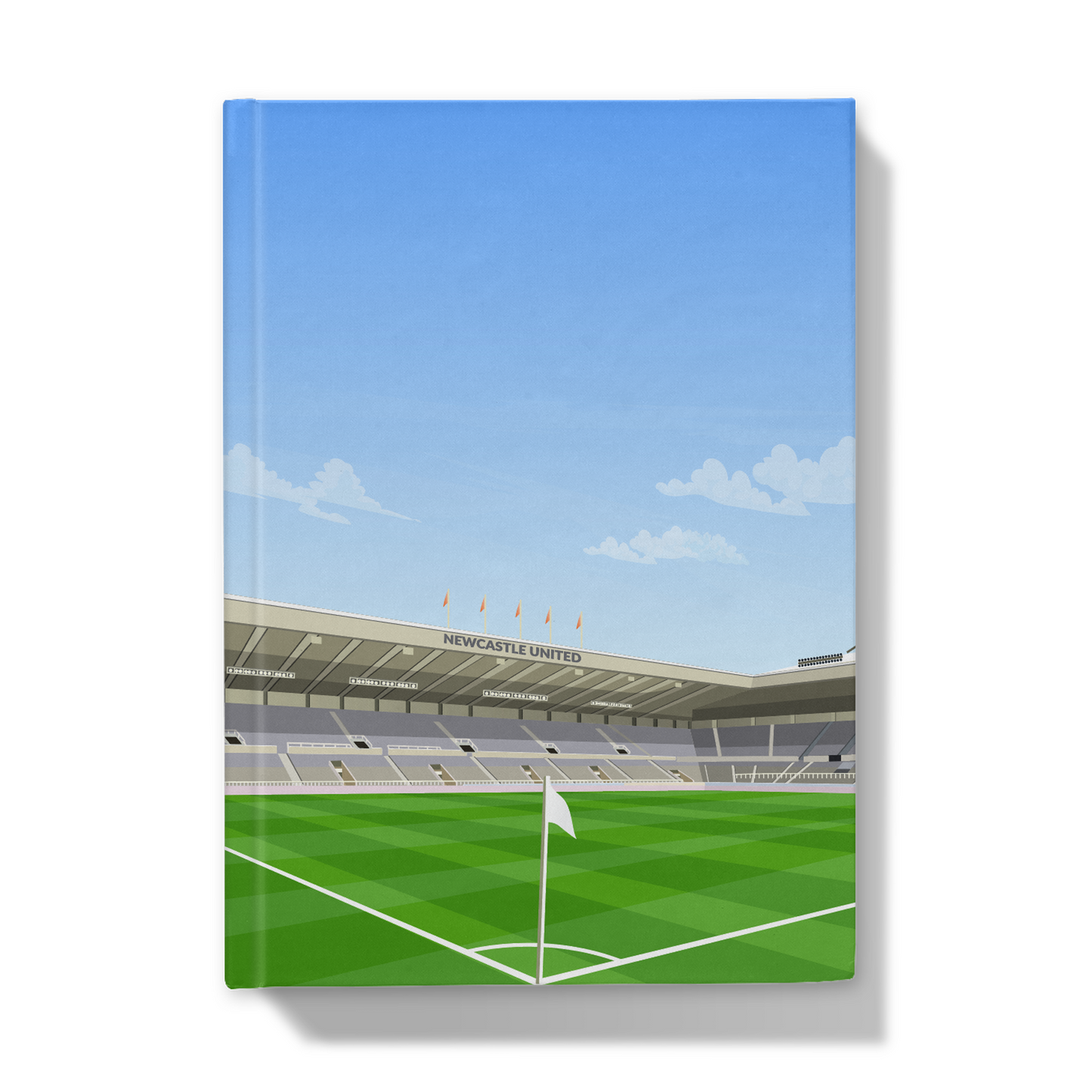 Unofficial Newcastle United St James' Park Stadium A5 Journal