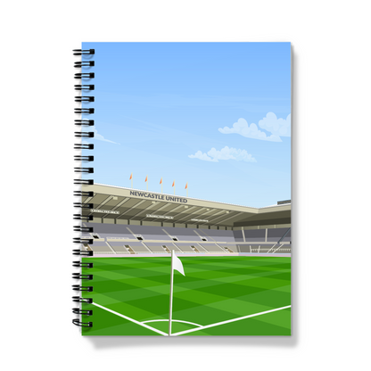 Unofficial Newcastle United St James' Park Stadium A5 Notebook