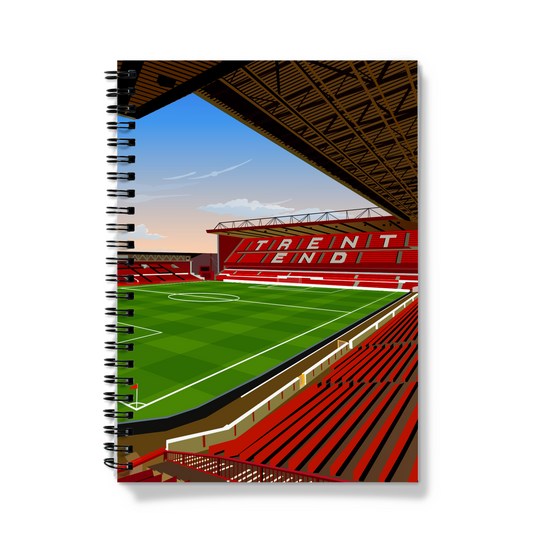 Unofficial Nottingham Forest City Ground Stadium A5 Notebook