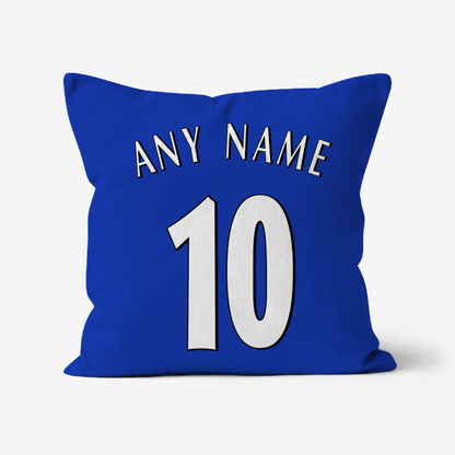 Unofficial Birmingham City Inspired Retro Football Shirt Cushion