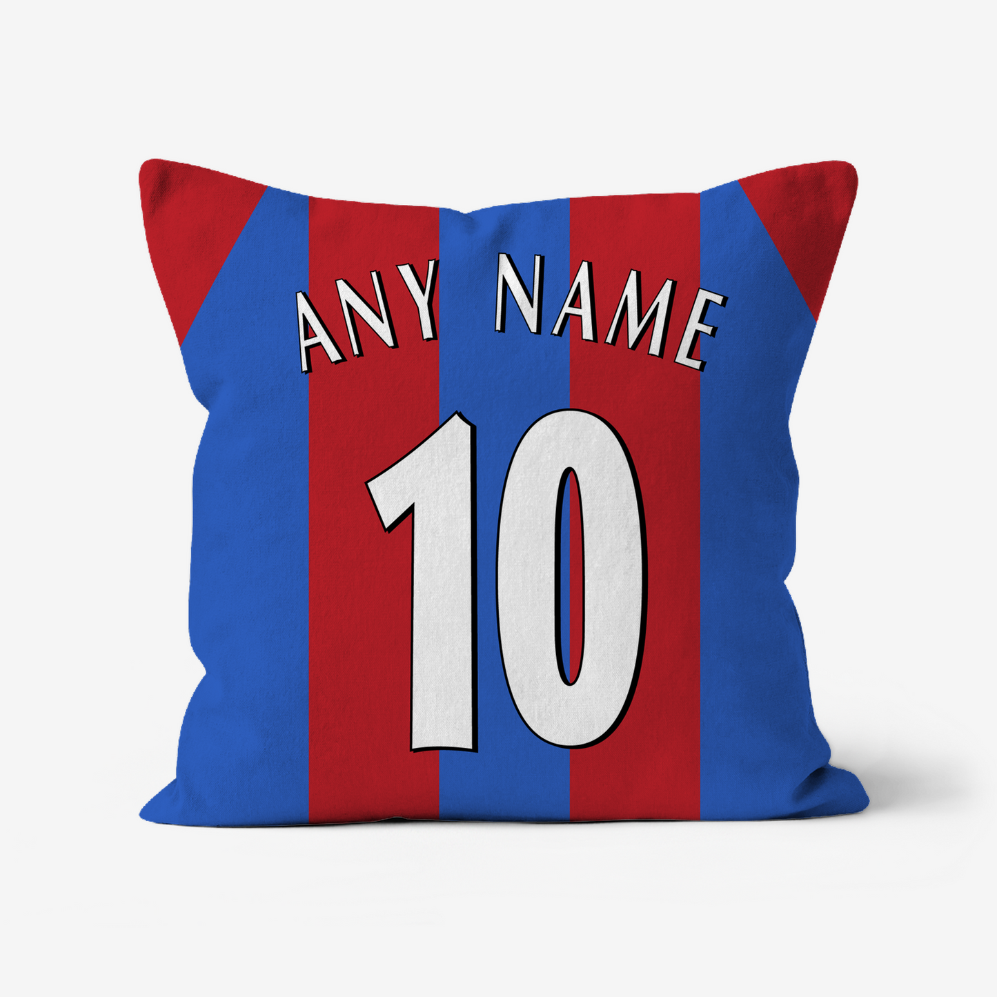 Unofficial Crystal Palace Inspired Retro Football Shirt Cushion