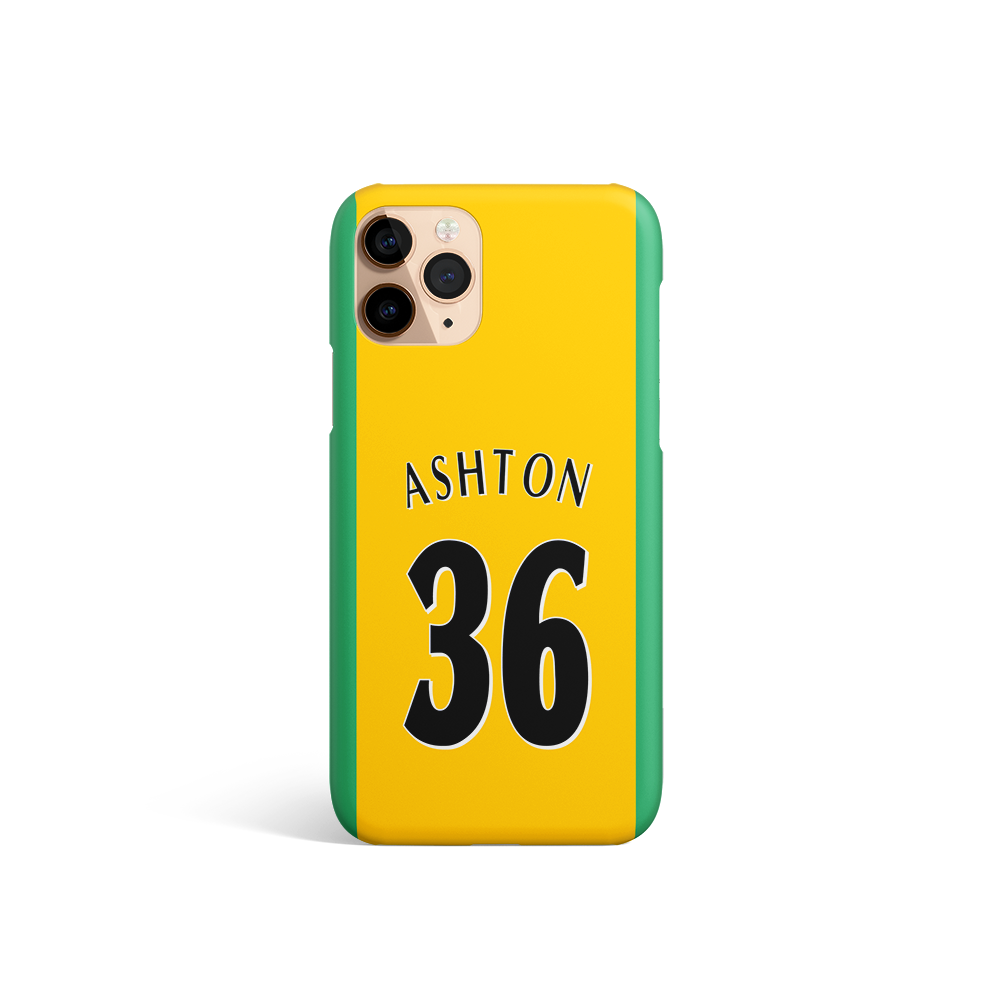 Unofficial 1997-2007 Retro Norwich City Shirt Phone Case