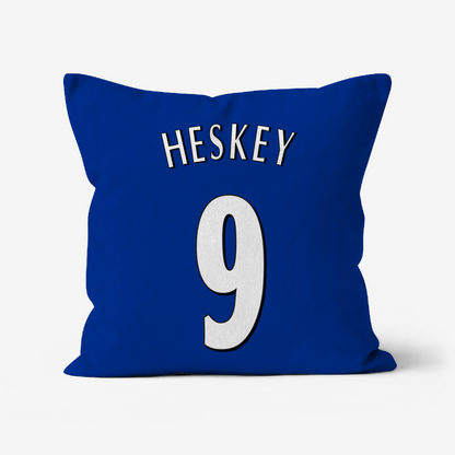 Unofficial Leicester City Inspired Retro Football Shirt Cushion