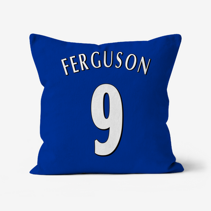 Unofficial Everton Inspired Retro Football Shirt Cushion