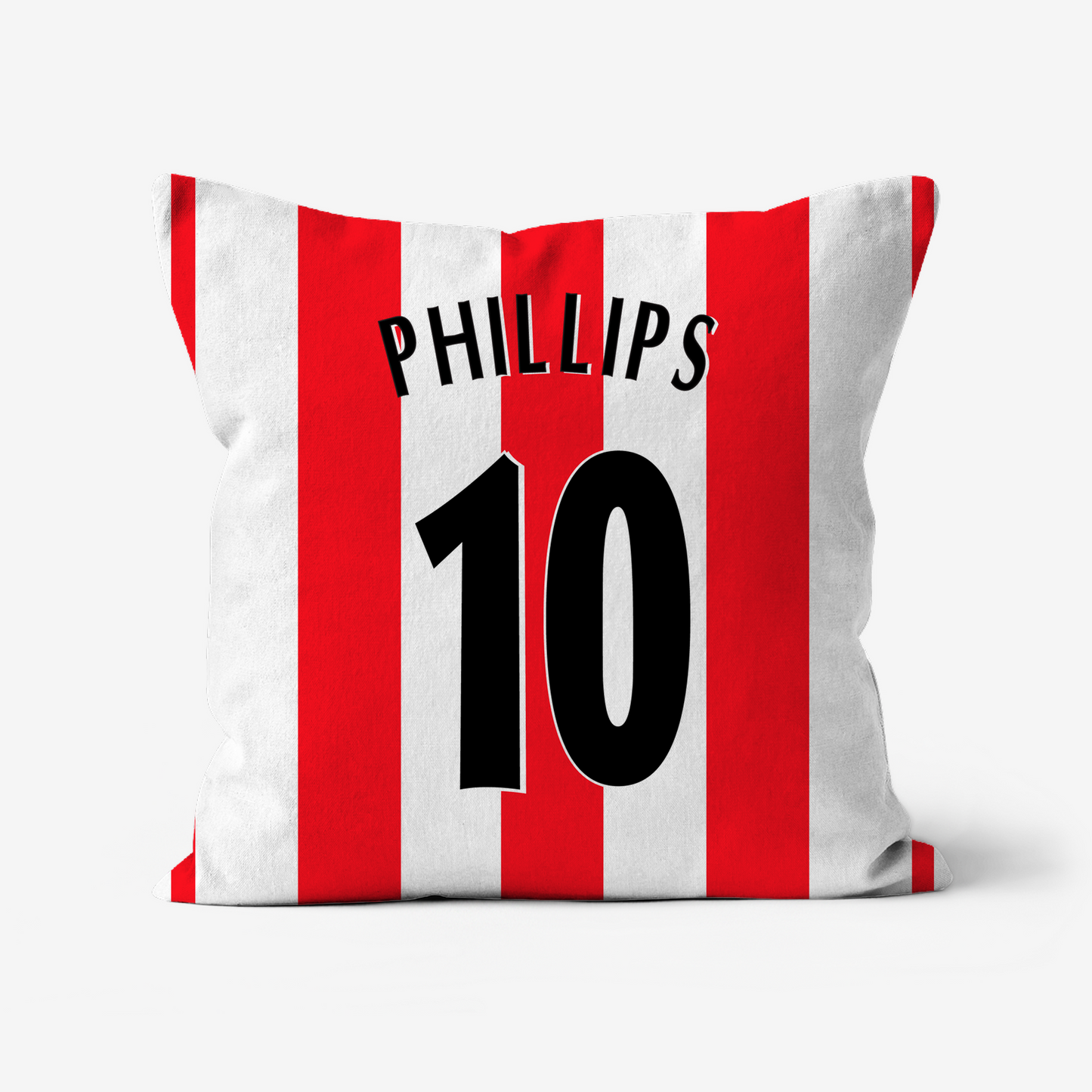 Unofficial Sunderland Inspired Retro Football Shirt Cushion