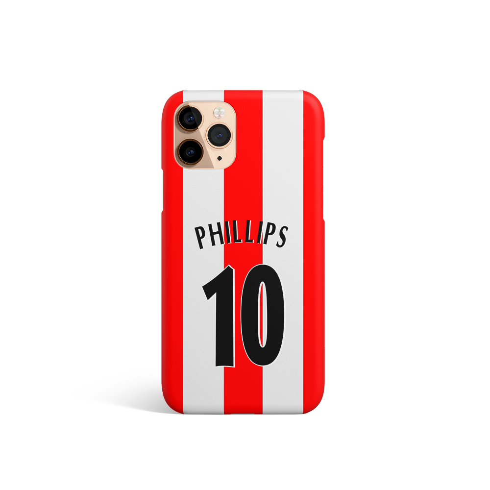 Unofficial 1997-2007 Retro Sunderland Shirt Phone Case