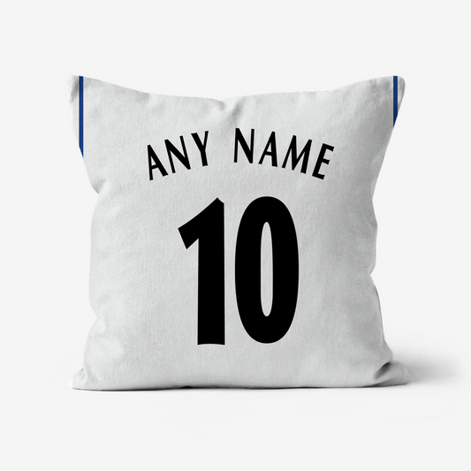 Unofficial Leeds United Inspired Retro Football Shirt Cushion