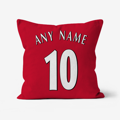 Unofficial Liverpool Inspired Retro Football Shirt Cushion