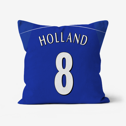 Unofficial Ipswich Town Inspired Retro Football Shirt Cushion