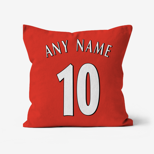 Unofficial Nottingham Forest Inspired Retro Football Shirt Cushion