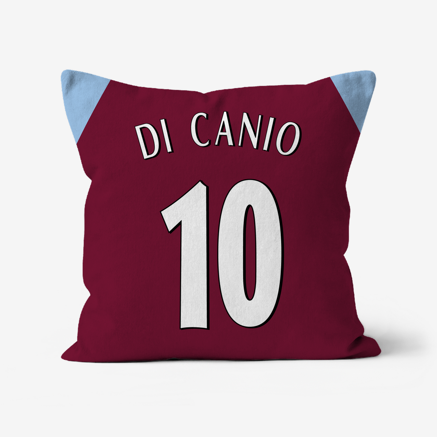 Unofficial West Ham Inspired Retro Football Shirt Cushion