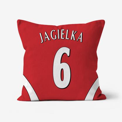 Unofficial Sheffield United Inspired Retro Football Shirt Cushion