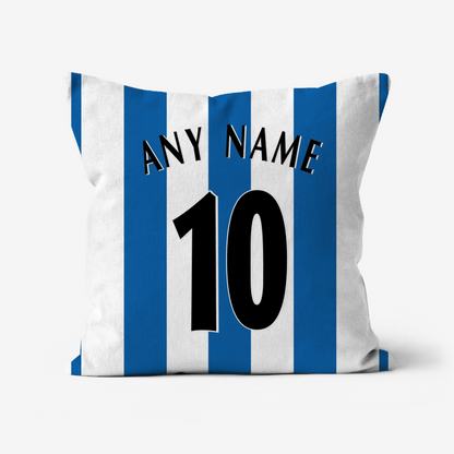 Unofficial Sheffield Wednesday Inspired Retro Football Shirt Cushion