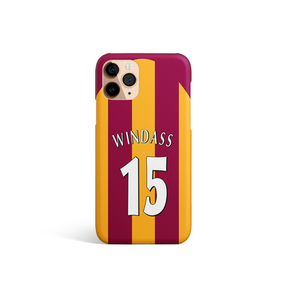 Unofficial 1997-2007 Retro Bradford City Shirt Phone Case