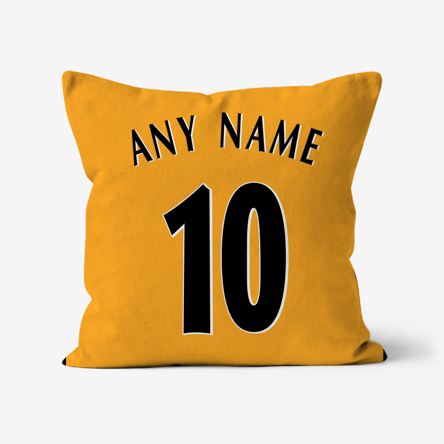 Unofficial Wolves Inspired Retro Football Shirt Cushion