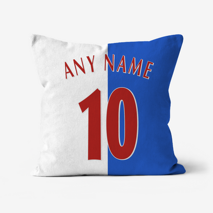 Unofficial Blackburn Rovers Inspired Retro Football Shirt Cushion