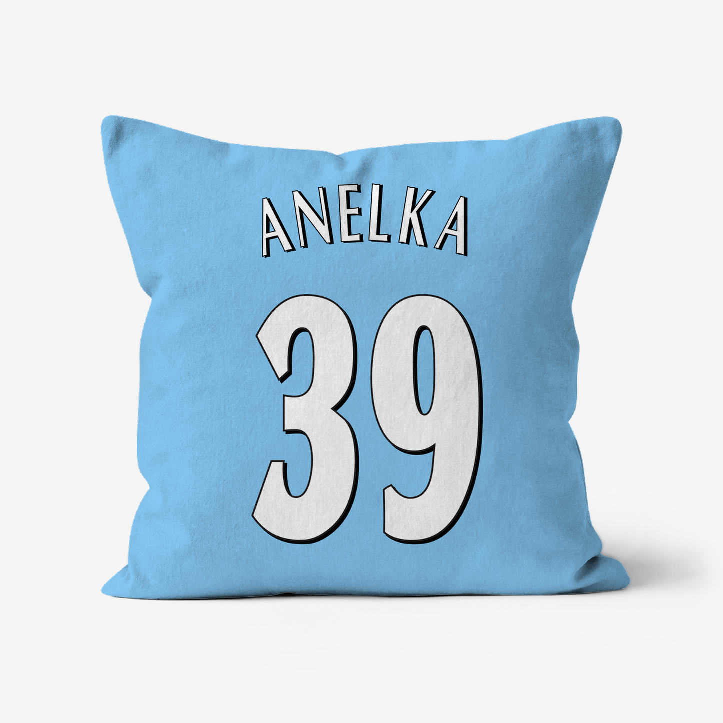 Unofficial Manchester City Inspired Retro Football Shirt Cushion