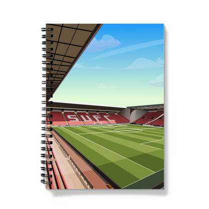 Unofficial Sheffield United Bramall Lane Stadium A5 Notebook