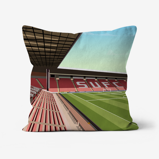 Unofficial Sheffield United Bramall Lane Stadium Inspired Cushion