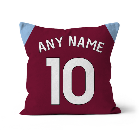 Unofficial 24/25 West Ham Football Shirt Cushion