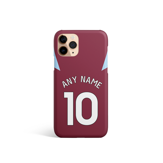 Unofficial 25/26 Custom West Ham Shirt Phone Case