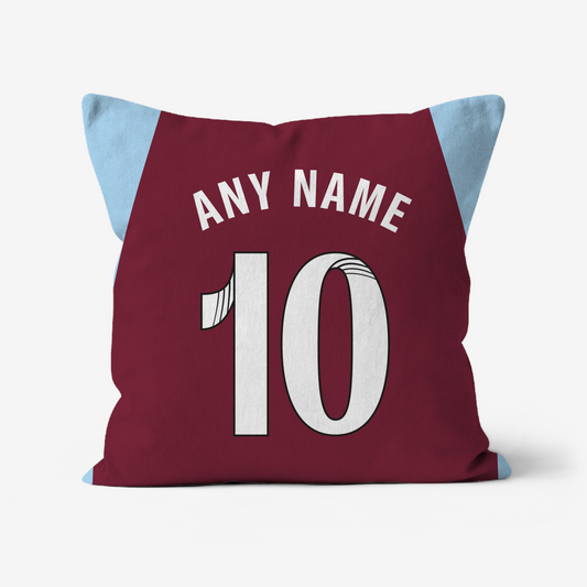 Unofficial West Ham Women Football Shirt Cushion
