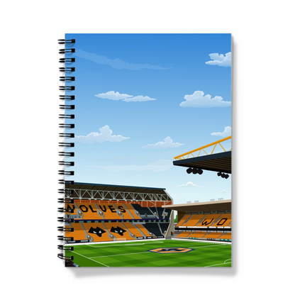 Unofficial Wolves Molinuex Stadium A5 Notebook