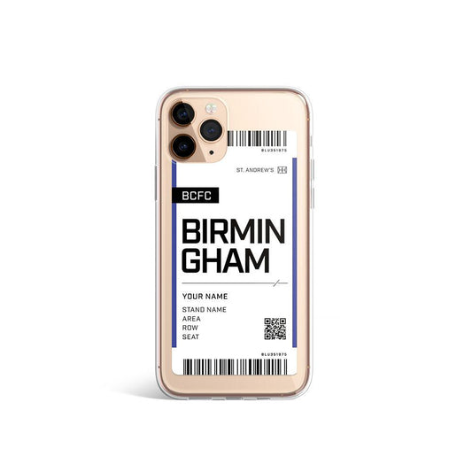 Birmingham City Custom Season Ticket Phone Case - Crossbar Cases
