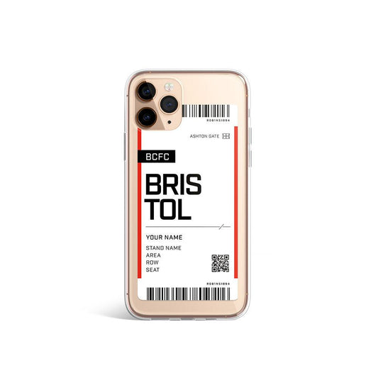 Bristol City Custom Season Ticket Phone Case - Crossbar Cases