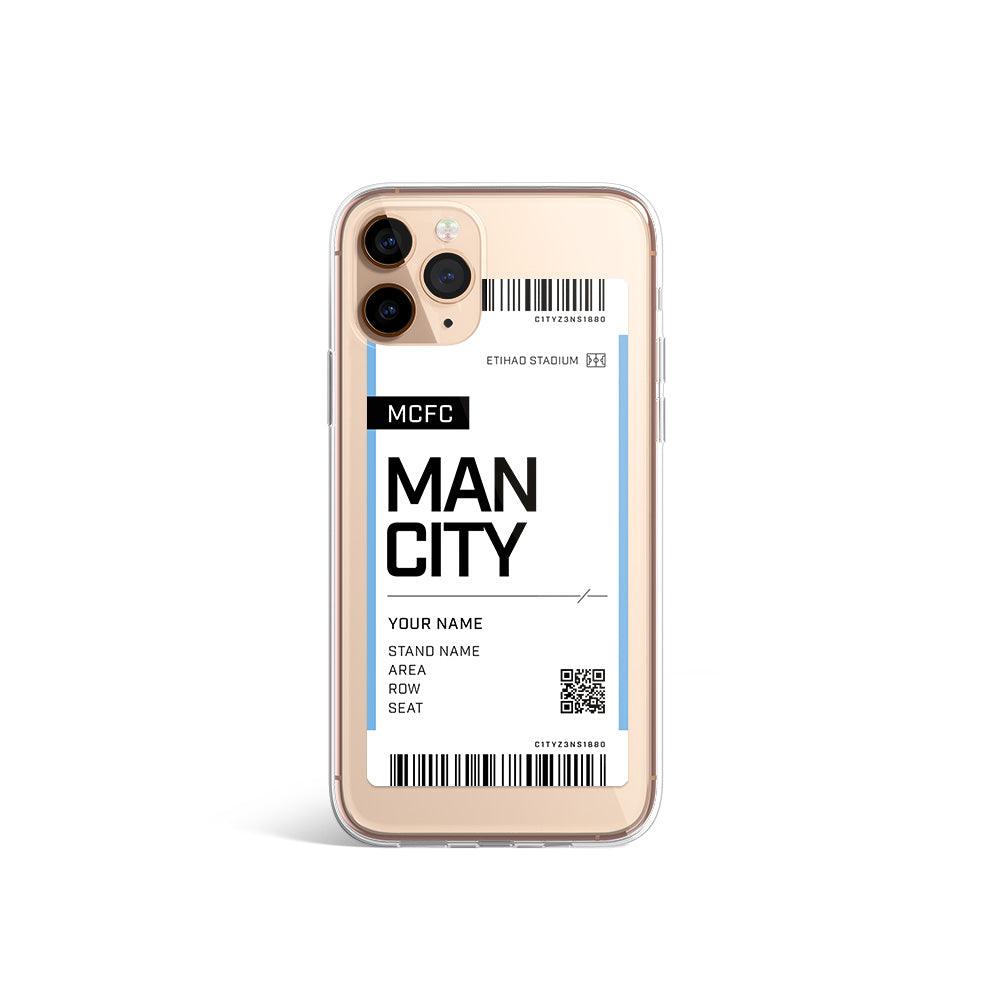 Man City Custom Season Ticket Phone Case - Crossbar Cases