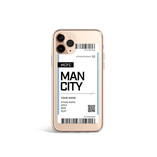 Man City Custom Season Ticket Phone Case - Crossbar Cases