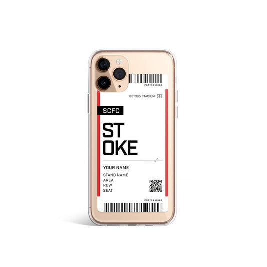 Stoke City Custom Season Ticket Phone Case - Crossbar Cases