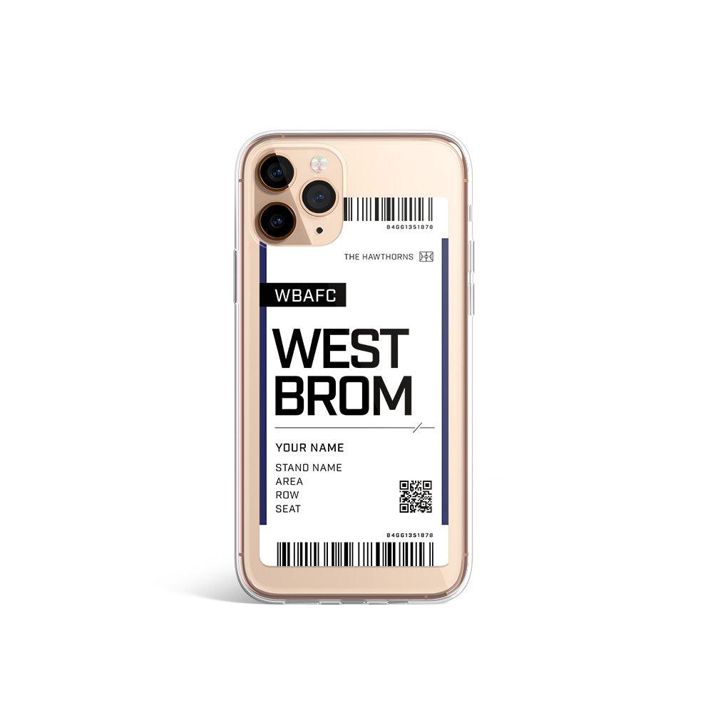 West Bromwich Albion Custom Season Ticket Phone Case - Crossbar Cases