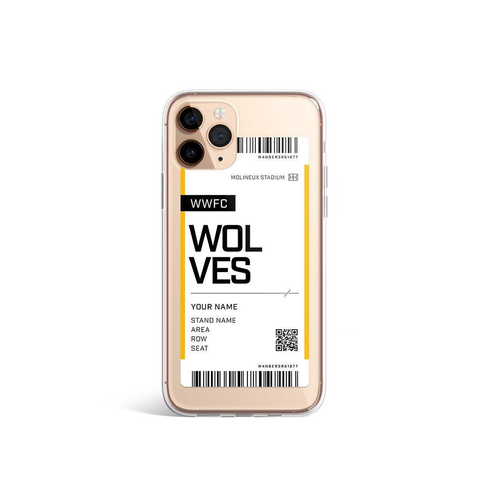 Wolves Custom Season Ticket Phone Case - Crossbar Cases