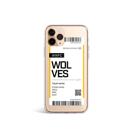 Wolves Custom Season Ticket Phone Case - Crossbar Cases
